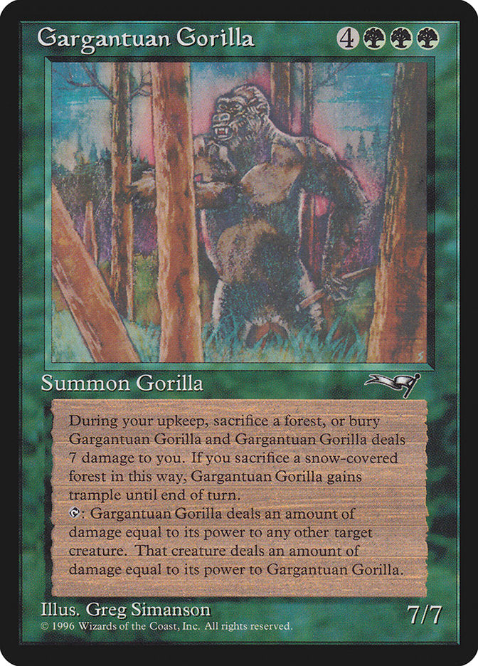 Gargantuan Gorilla [Alliances] | Silver Goblin