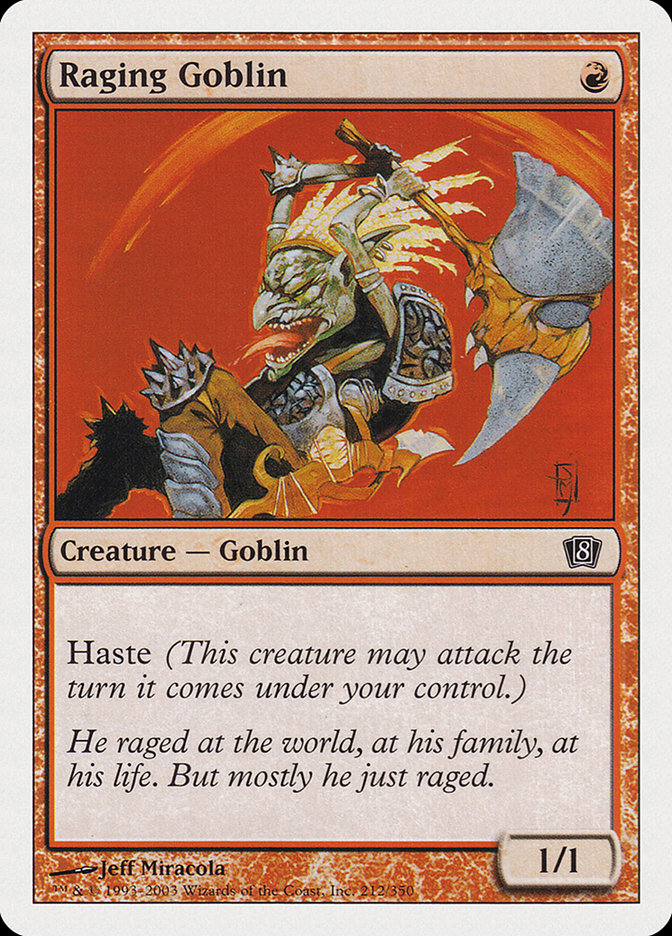 Raging Goblin [Eighth Edition] | Silver Goblin