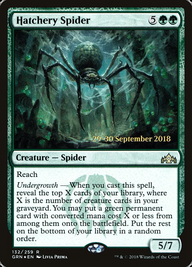 Hatchery Spider [Guilds of Ravnica Prerelease Promos] | Silver Goblin