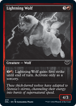 Lightning Wolf [Innistrad: Double Feature] | Silver Goblin