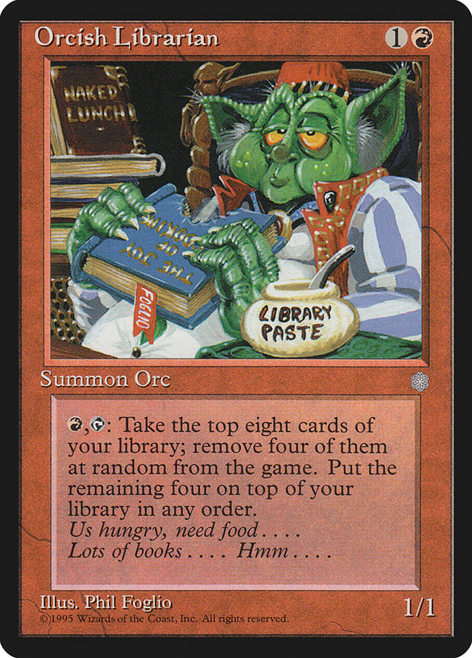 Orcish Librarian [Ice Age] | Silver Goblin