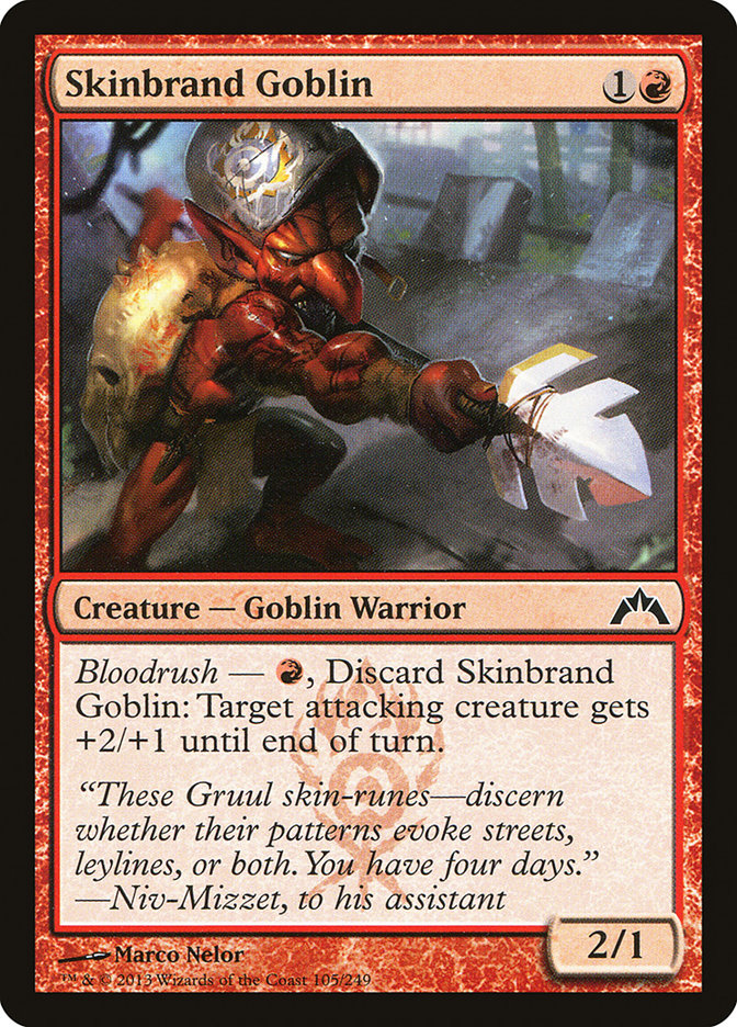 Skinbrand Goblin [Gatecrash] | Silver Goblin