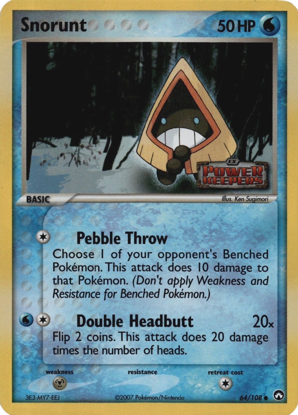 Snorunt (64/108) (Stamped) [EX: Power Keepers] | Silver Goblin