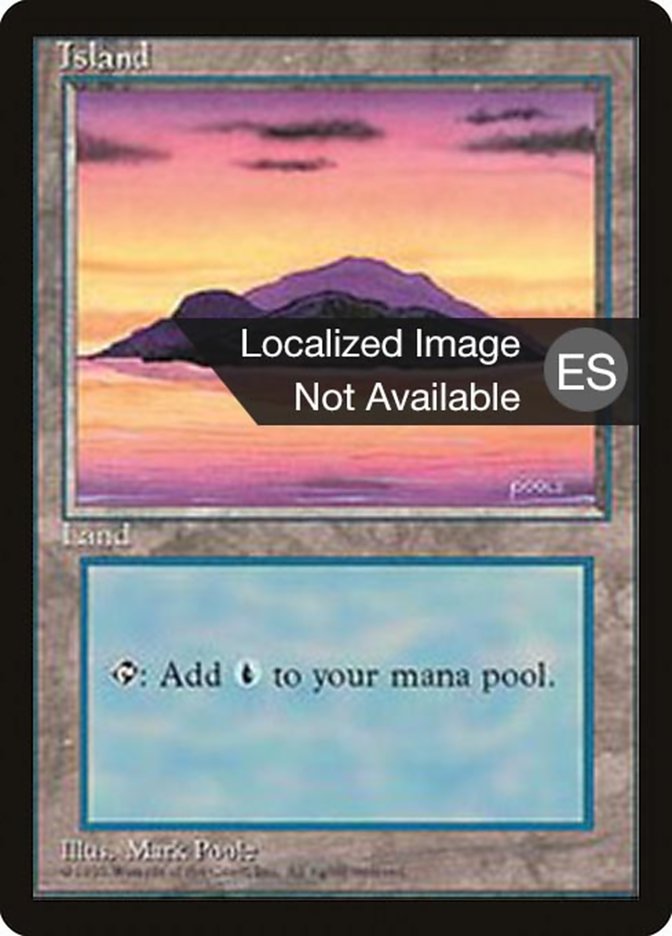 Island (A) [Fourth Edition (Foreign Black Border)] | Silver Goblin