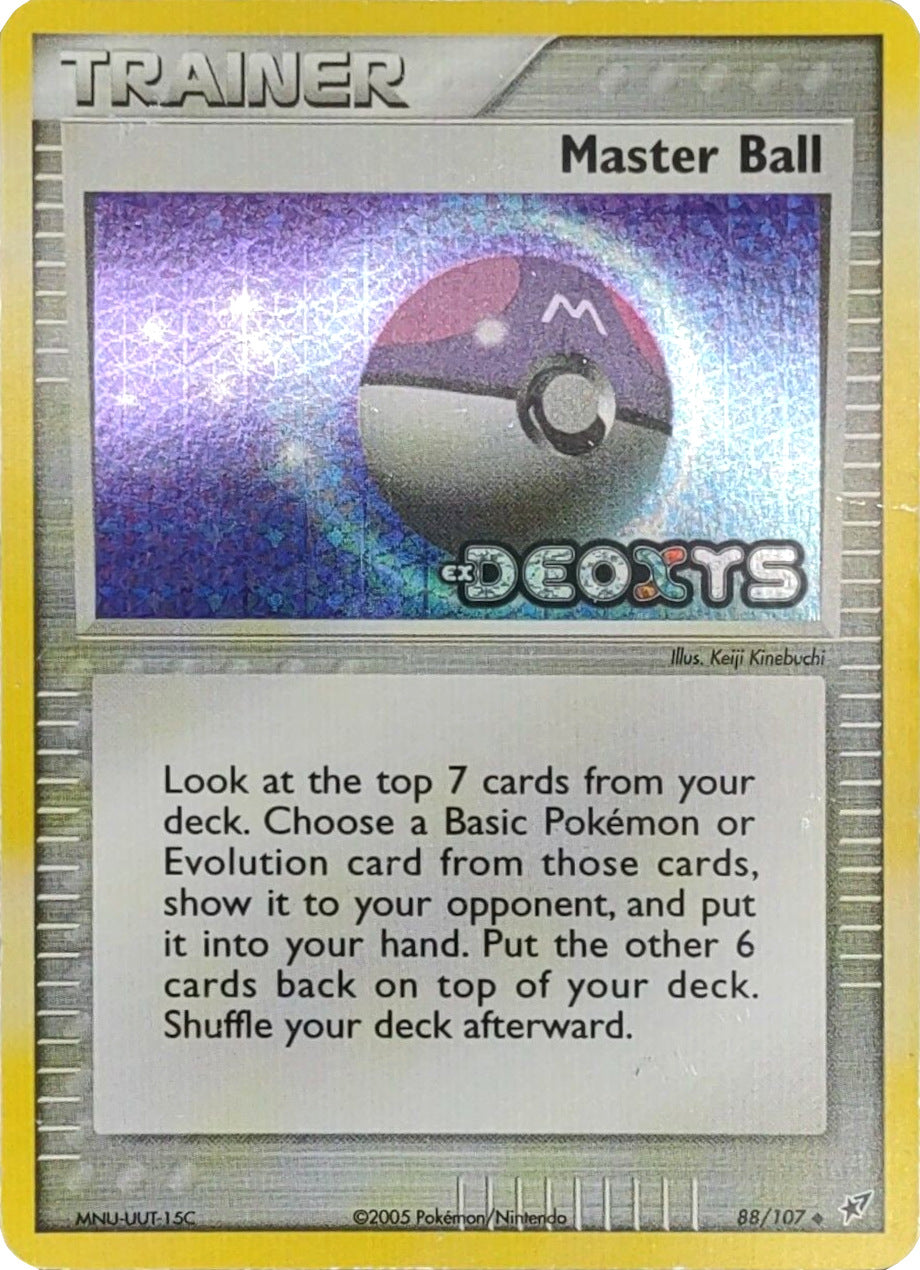 Master Ball (88/107) (Stamped) [EX: Deoxys] | Silver Goblin
