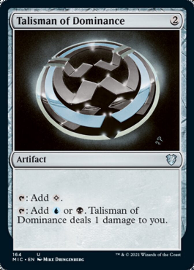 Talisman of Dominance [Innistrad: Midnight Hunt Commander] | Silver Goblin