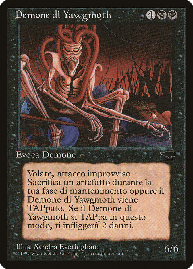 Yawgmoth Demon (Italian) [Rinascimento] | Silver Goblin