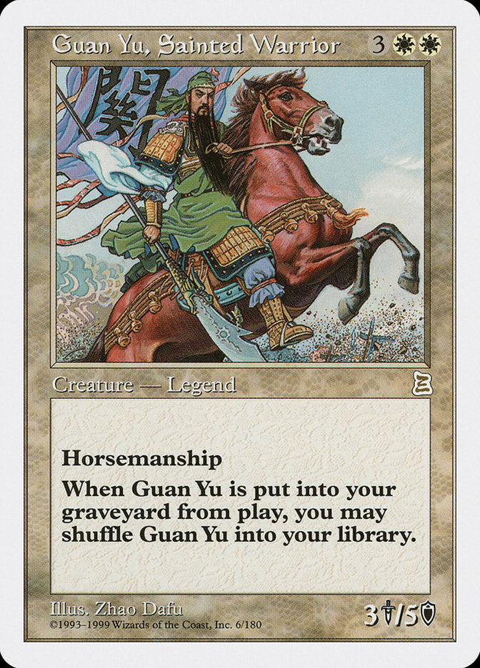 Guan Yu, Sainted Warrior [Portal Three Kingdoms] | Silver Goblin