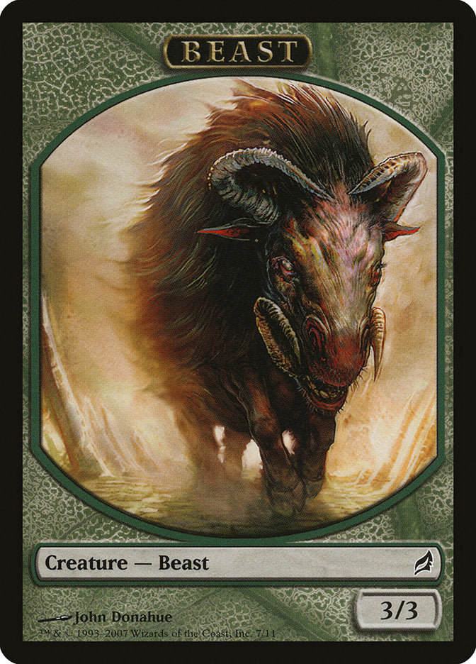 Beast Token [Lorwyn Tokens] | Silver Goblin