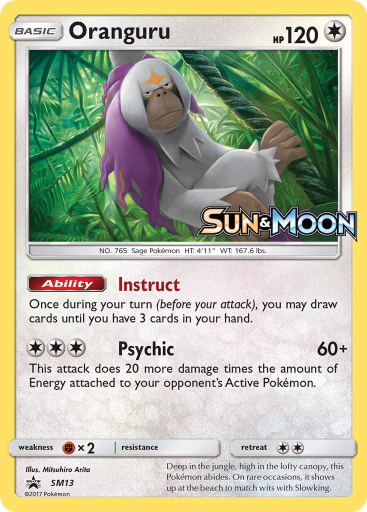 Oranguru (SM13) [Sun & Moon: Black Star Promos] | Silver Goblin