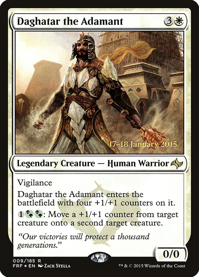 Daghatar the Adamant [Fate Reforged Prerelease Promos] | Silver Goblin