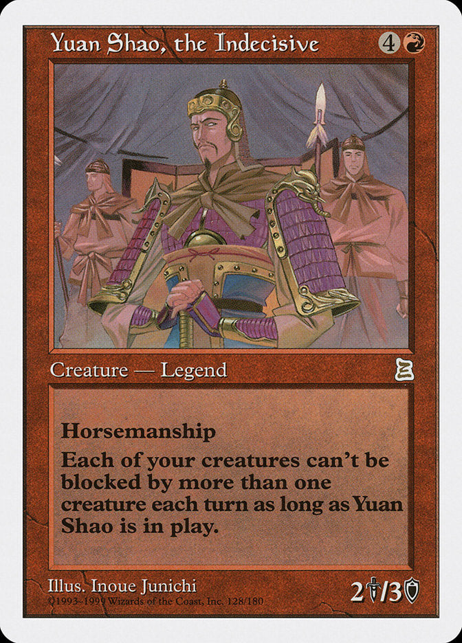 Yuan Shao, the Indecisive [Portal Three Kingdoms] | Silver Goblin