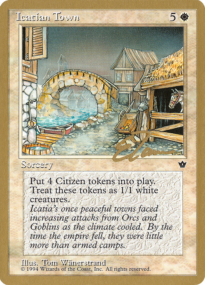 Icatian Town (Eric Tam) [Pro Tour Collector Set] | Silver Goblin