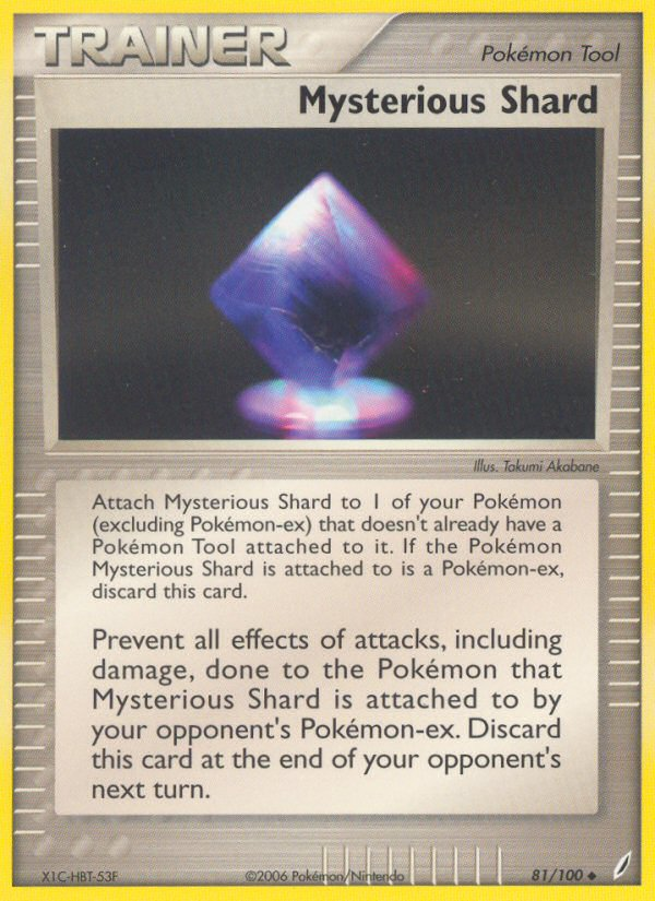 Mysterious Shard (81/100) [EX: Crystal Guardians] | Silver Goblin
