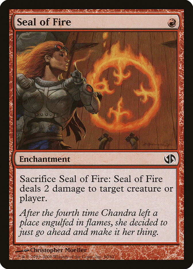 Seal of Fire [Duel Decks: Jace vs. Chandra] | Silver Goblin