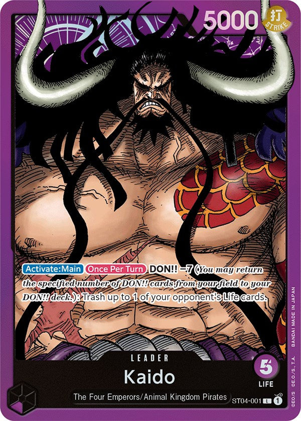 Kaido (001) [Starter Deck: Animal Kingdom Pirates] | Silver Goblin