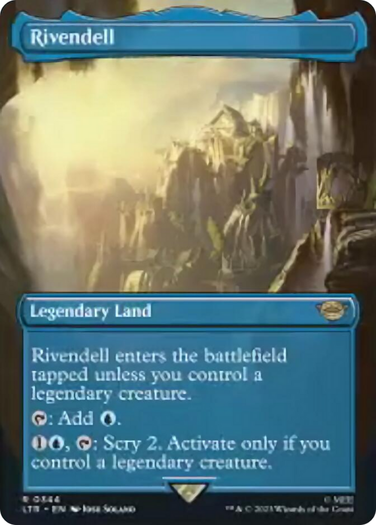 Rivendell (Borderless Alternate Art) [The Lord of the Rings: Tales of Middle-Earth] | Silver Goblin