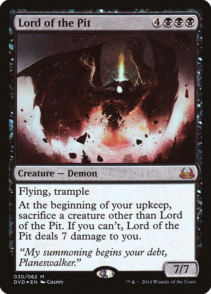 Lord of the Pit (Divine vs. Demonic) [Duel Decks Anthology] | Silver Goblin