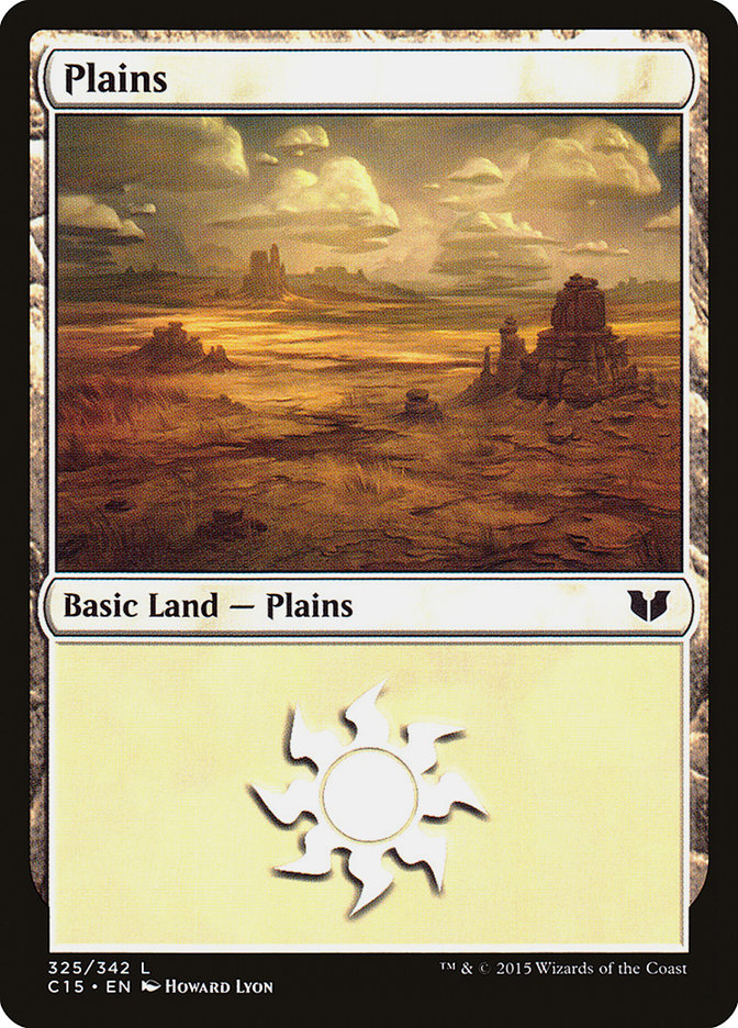 Plains (325) [Commander 2015] | Silver Goblin