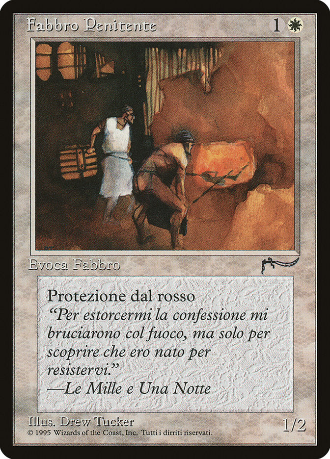 Repentant Blacksmith (Italian) - "Fabbro Penitente" [Rinascimento] | Silver Goblin