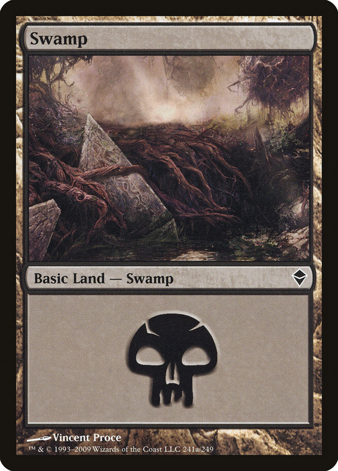 Swamp (241a) [Zendikar] | Silver Goblin