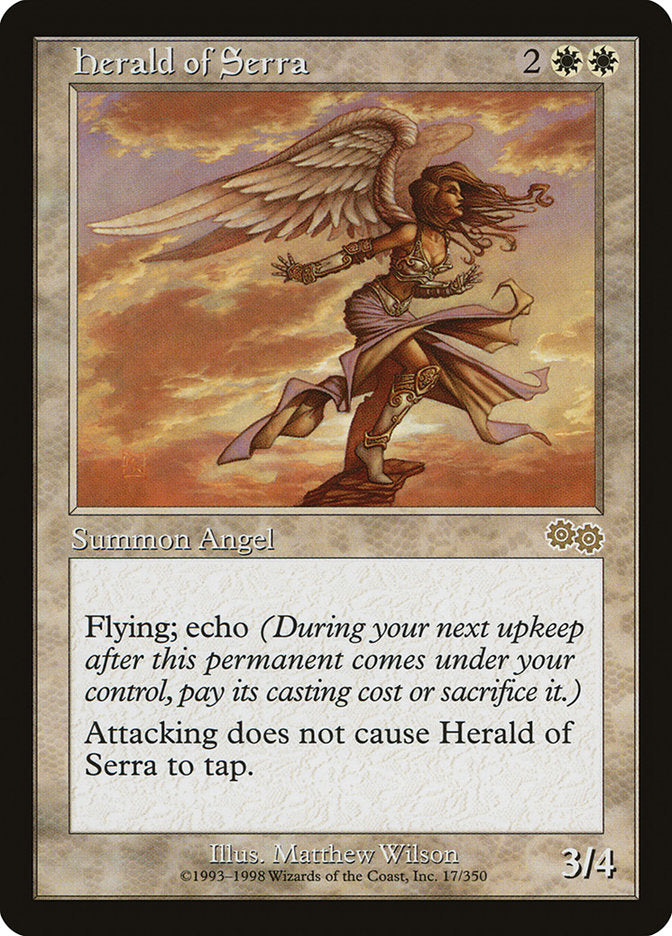 Herald of Serra [Urza's Saga] | Silver Goblin