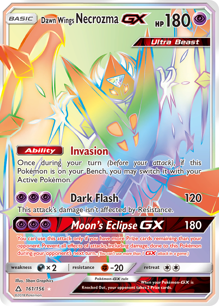 Dawn Wings Necrozma GX (161/156) [Sun & Moon: Ultra Prism] | Silver Goblin