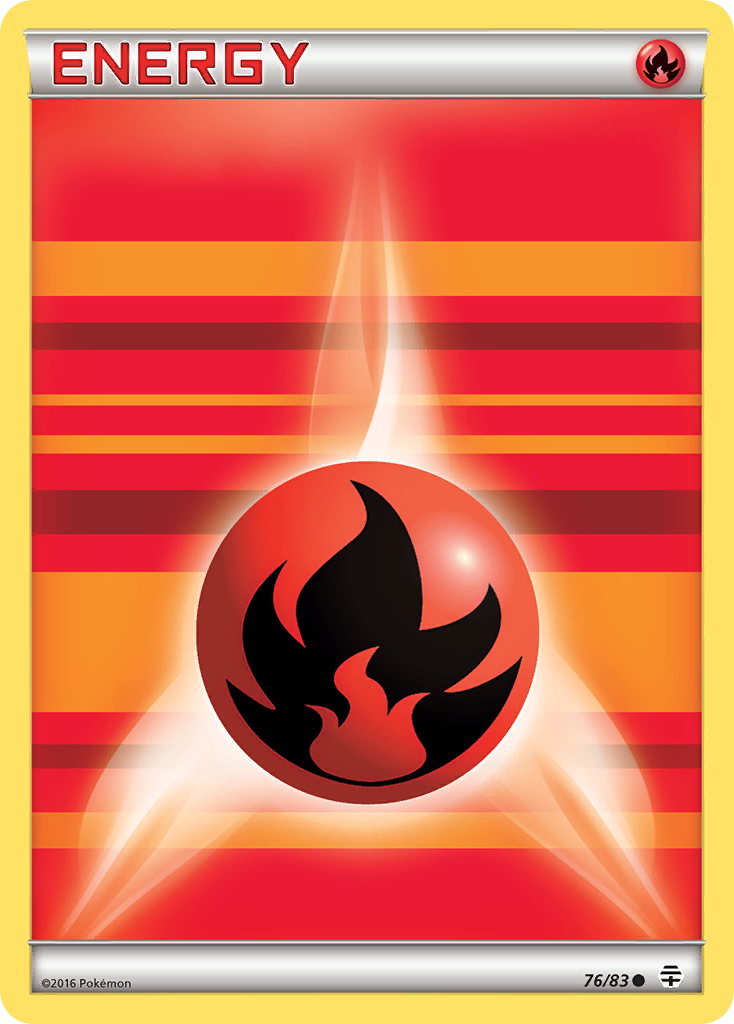 Fire Energy (76/83) [XY: Generations] | Silver Goblin
