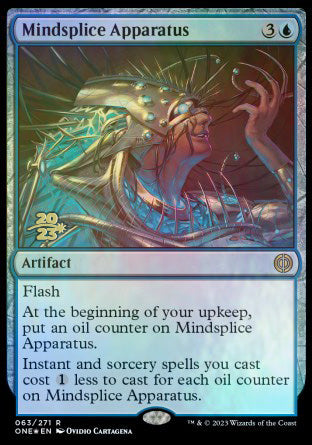 Mindsplice Apparatus [Phyrexia: All Will Be One Prerelease Promos] | Silver Goblin