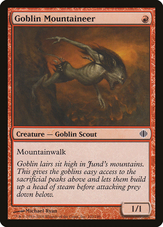 Goblin Mountaineer [Shards of Alara] | Silver Goblin