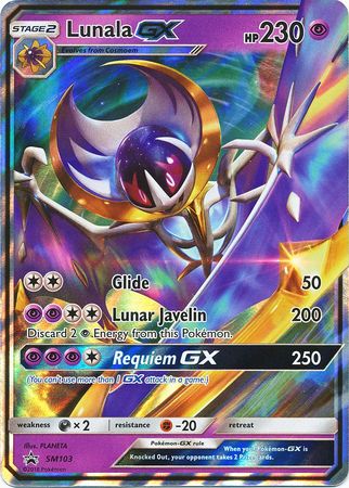 Lunala GX (SM103) (Jumbo Card) [Sun & Moon: Black Star Promos] | Silver Goblin