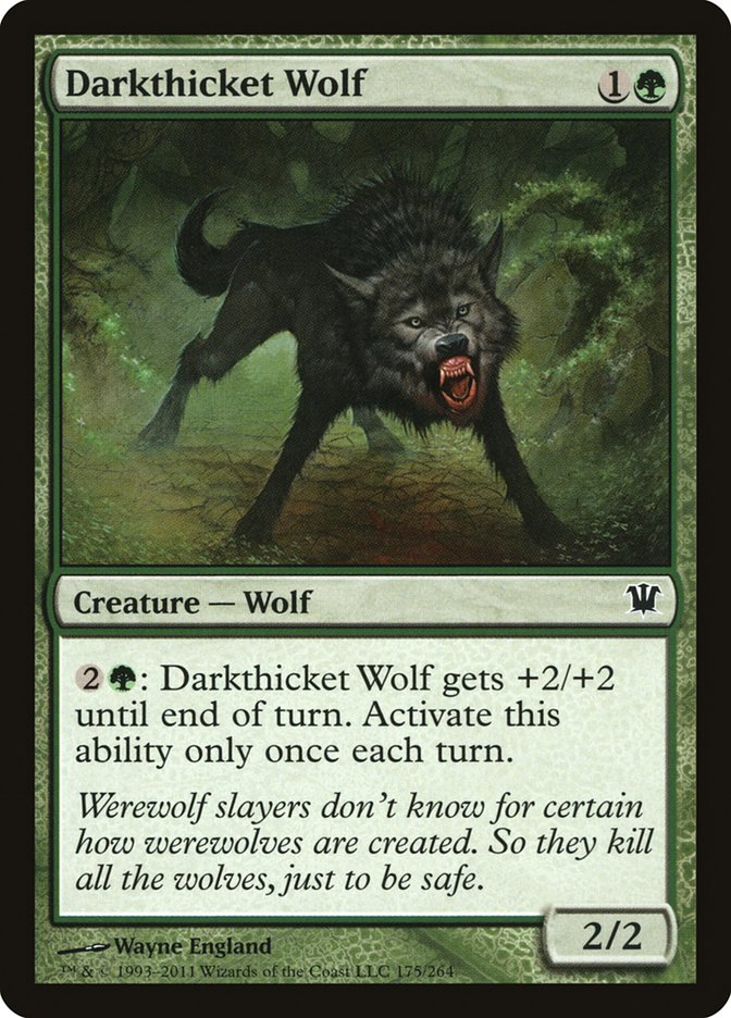 Darkthicket Wolf [Innistrad] | Silver Goblin