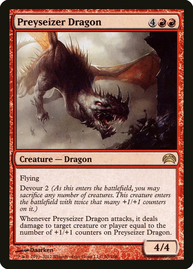 Preyseizer Dragon [Planechase 2012] | Silver Goblin