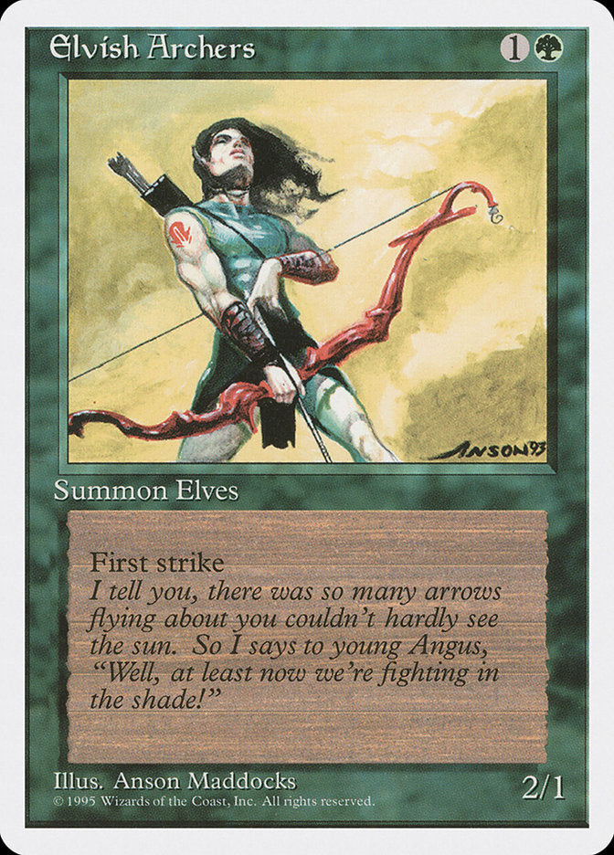 Elvish Archers [Fourth Edition] | Silver Goblin