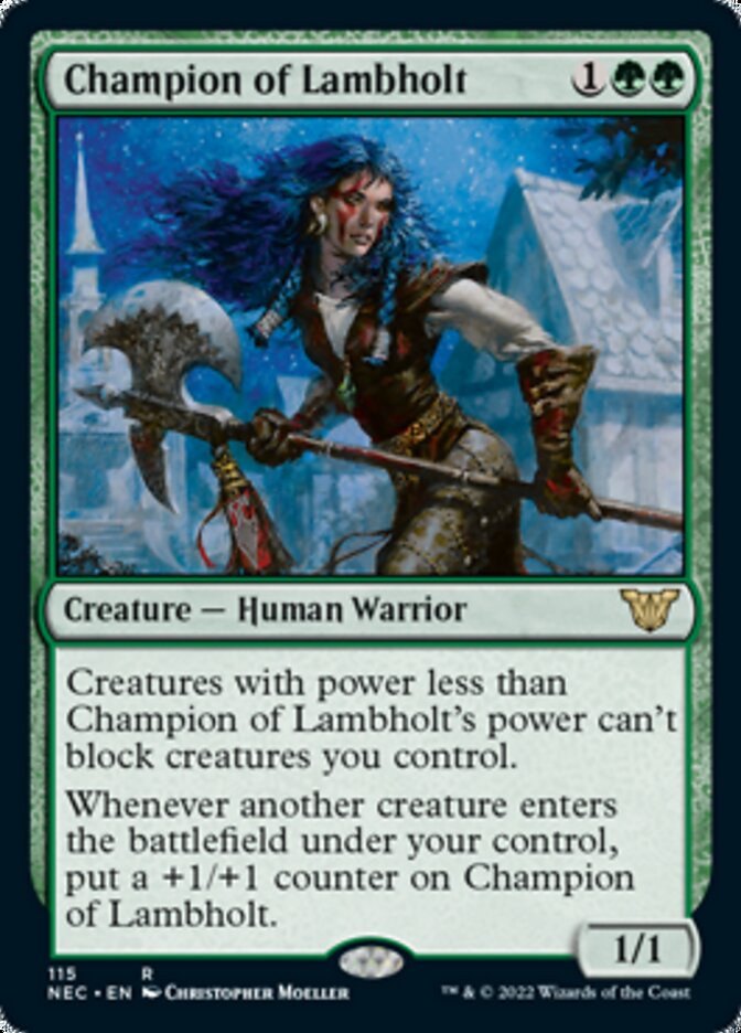 Champion of Lambholt [Kamigawa: Neon Dynasty Commander] | Silver Goblin