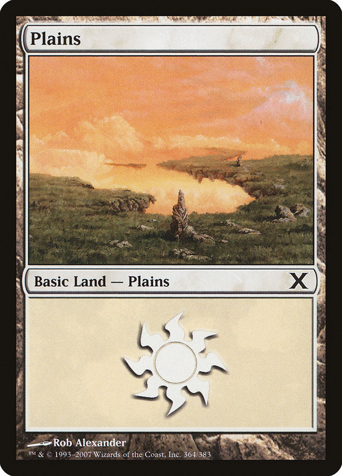 Plains (364) [Tenth Edition] | Silver Goblin