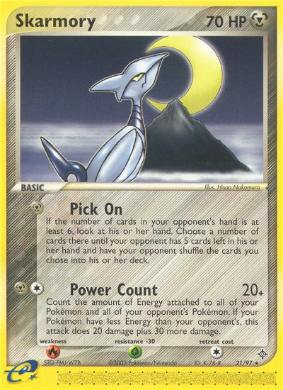 Skarmory (21/97) [EX: Dragon] | Silver Goblin