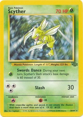 Scyther (26/64) [Jungle Unlimited] | Silver Goblin