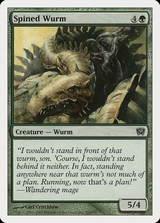 Spined Wurm [Ninth Edition] | Silver Goblin