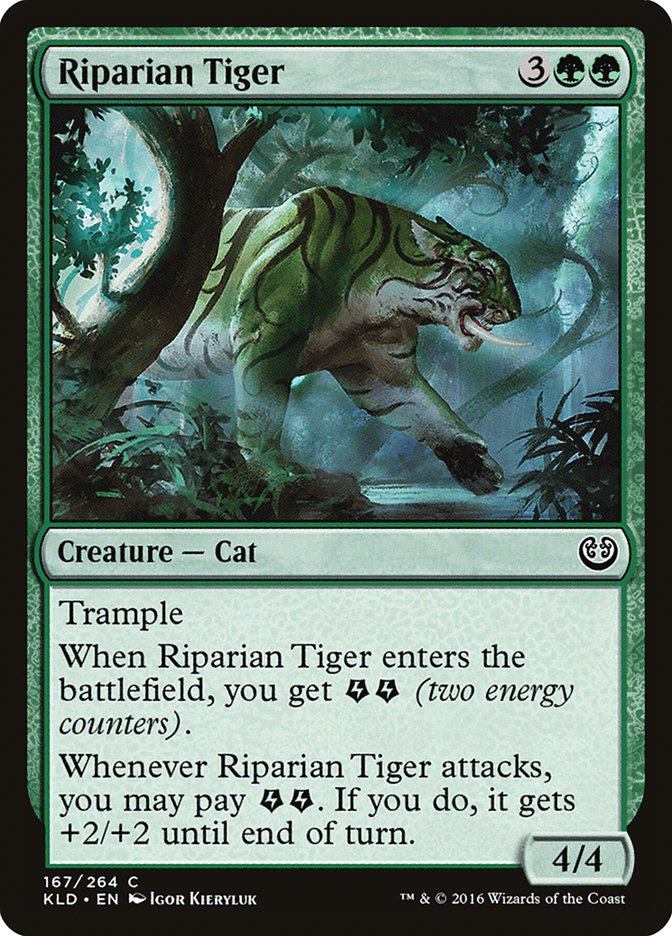 Riparian Tiger [Kaladesh] | Silver Goblin