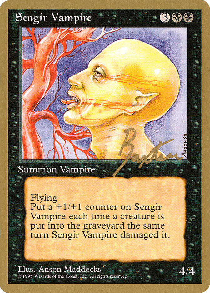 Sengir Vampire (George Baxter) [Pro Tour Collector Set] | Silver Goblin