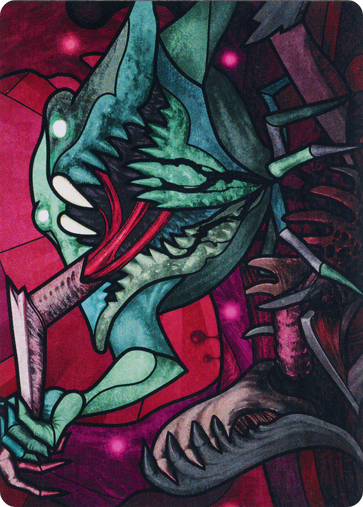 Yargle, Glutton of Urborg Art Card [March of the Machine Art Series] | Silver Goblin