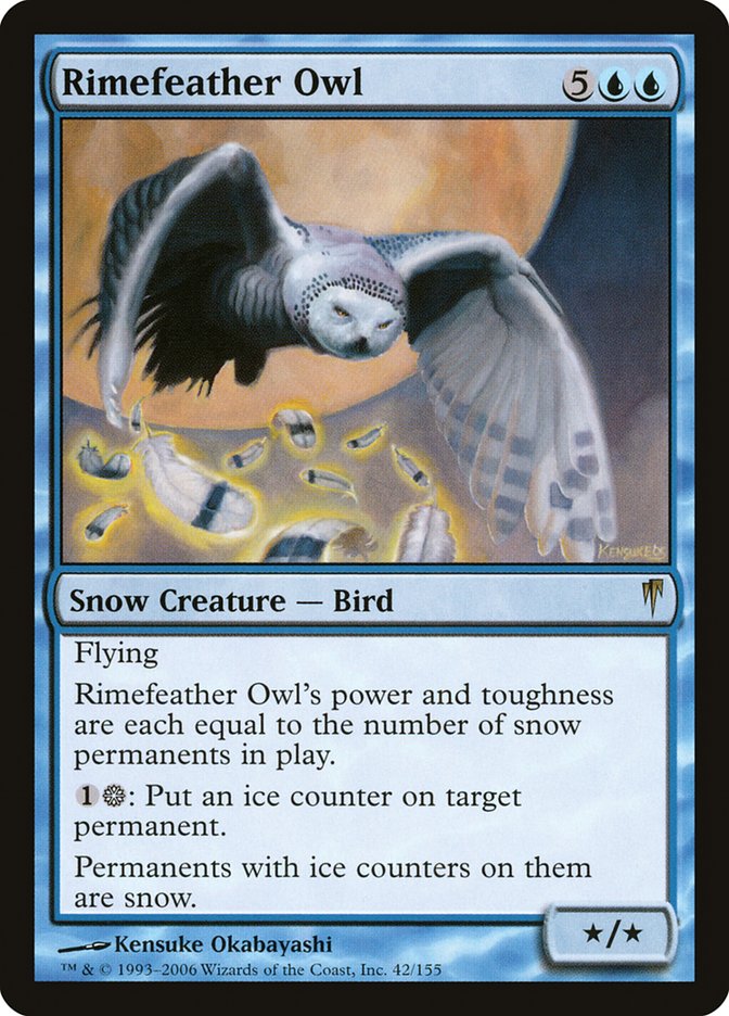 Rimefeather Owl [Coldsnap] | Silver Goblin