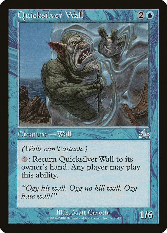 Quicksilver Wall [Prophecy] | Silver Goblin