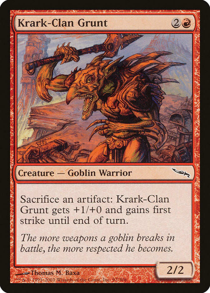 Krark-Clan Grunt [Mirrodin] | Silver Goblin