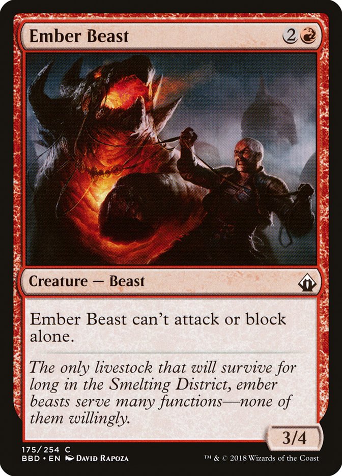 Ember Beast [Battlebond] | Silver Goblin