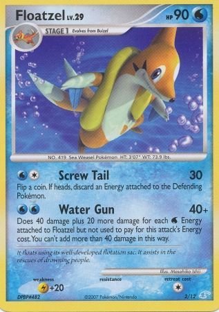 Floatzel (2/12) [Diamond & Pearl: Trainer Kit - Manaphy] | Silver Goblin