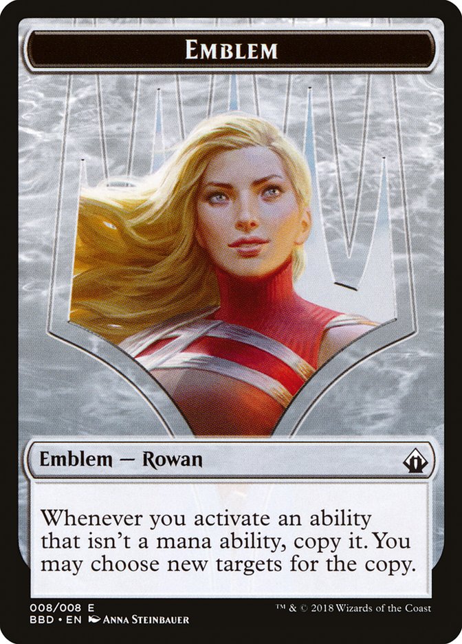 Rowan Kenrith Emblem [Battlebond Tokens] | Silver Goblin