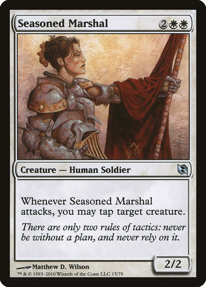 Seasoned Marshal [Duel Decks: Elspeth vs. Tezzeret] | Silver Goblin