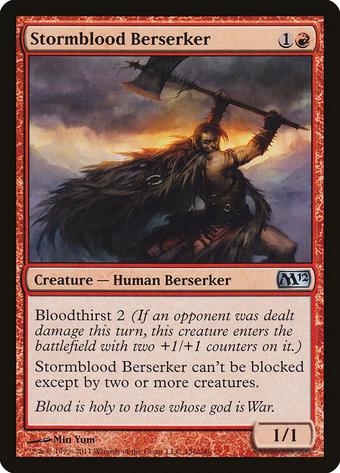 Stormblood Berserker [Magic 2012] | Silver Goblin